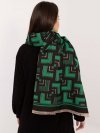 Szalik-AT-SZ-23158.32-czarno-zielony rozmiar - ONE SIZE