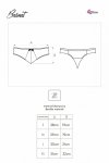 Panty Basmat - Stringi White Biały LivCo Corsetti Fashion rozmiar - XL