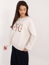 Bluza-EM-BL-857.88-jasny beżowy rozmiar - ONE SIZE