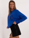 Bluza-EM-BL-857.88-kobaltowy rozmiar - ONE SIZE