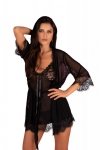 Zmyslowa Koszulka Damska Luise Black Czarny LivCo Corsetti Fashion rozmiar - XL