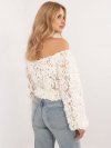Bluzka-MI-BZ-26158.20-ecru rozmiar - ONE SIZE