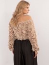 Bluzka-MI-BZ-26158.20-beżowy rozmiar - ONE SIZE