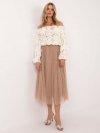 Spódnica-TW-SD-BI-885.99-camelowy rozmiar - ONE SIZE