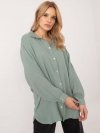 Koszula-D70032M11066D3-pistacjowy rozmiar - M/L