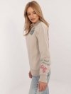 Bluza-D10600T02568G-beżowy rozmiar - S