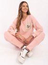 Bluza-DHJ-BL-20322.72-brzoskwiniowy rozmiar - ONE SIZE