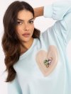 Bluza-DHJ-BL-20322.72-jasny niebieski rozmiar - ONE SIZE