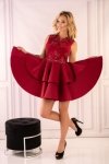 Sukienka Karieela Wine Red 90543 rozmiar - M