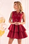Sukienka Karieela Wine Red 90543 rozmiar - L