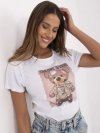 T-shirt-NM-TS-NG25285.74P-biało-beżowy rozmiar - ONE SIZE
