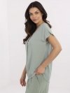 Bluzka-D73761M11171B-pistacjowy rozmiar - M