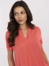 Bluzka-D73761M11173A-koralowy rozmiar - XL