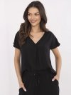 Bluzka-D73761M11171B-czarny rozmiar - XL