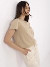 T-shirt-CLM-TS-1640.87-beżowy rozmiar - S
