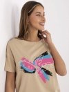 T-shirt-CLM-TS-1019.79-camelowy rozmiar - S