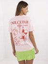 T-shirt-D12022M02738A-jasny różowy rozmiar - XL