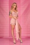 Zmyslowa Koszulka Damska Hyeona Pink Różowy LivCo Corsetti Fashion rozmiar - L