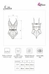 Body Satien LC 90553 Black Czarny Collection LivCo Corsetti Fashion rozmiar - S/M
