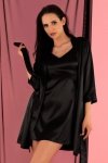 Zmysłowa Koszulka Damska Mirdama Black LC 90519 Est Belle Black Czarny Collection LivCo Corsetti Fashion rozmiar - XL