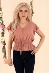 Bluzka Etiar Dusty Rose B15 rozmiar - L
