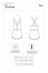 Zmysłowa Koszulka Damska Tarissam Black Czarny  LC 90565 Scallo Collection LivCo Corsetti Fashion rozmiar - S/M