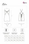 Zmysłowa Koszulka damska Raber Coffee Kawowy LC 90579 LivCo Corsetti Fashion rozmiar - S/M