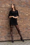 Rajstopy Linanam 30 DEN Black Czarny LivCo Corsetti Fashion rozmiar - 3