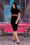 Komplet Lyana Black 1712 rozmiar - XL
