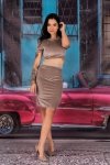 Komplet Lyana Beige 1712 rozmiar - XL