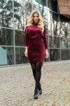Sukienka Milona Maroon 0112 rozmiar - L