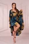 Szlafrok Handis Aquareel Collection Print LivCo Corsetti Fashion rozmiar - ONE SIZE