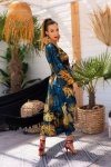 Szlafrok Handis Aquareel Collection Print LivCo Corsetti Fashion rozmiar - ONE SIZE