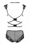 Zmysłowy komplet Palmenom Black Czarny LivCo Corsetti Fashion rozmiar - L/XL