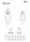 Zmysłowa Koszulka Damska Manirtam Black Czarny LivCo Corsetti Fashion rozmiar - L/XL