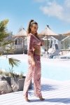 Zmysłowy komplet Setisa różowy / pink LivCo Corsetti Fashion rozmiar - S/M