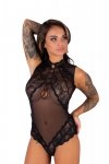Body Sagen Black Czarny Collection LivCo Corsetti Fashion rozmiar - S/M