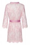 Sheer Pink/Różowy damski szlafrok koronkowy LivCo Corsetti Fashion rozmiar - S/M