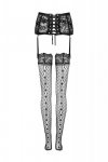 Pas do ponczoch Jelly Black Czarny LivCo Corsetti Fashion rozmiar - S/M