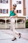 Spodnie Elegant Beige rozmiar - L
