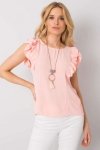 Bluzka Model TW-BZ-BI-BF002.88 Light Pink - Och Bella