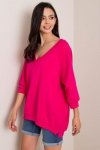 Bluza Model RV-BL-5676.09 Fuksja - Rue Paris