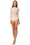 Julimex Koszulka Simple longsleeve nude