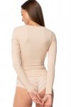 Julimex Koszulka Simple longsleeve nude