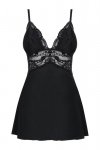 Obsessive Babydoll i stringi 810-BAB-1 czarne