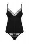 Obsessive Top i figi Bella Rou czarne