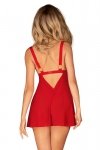 Obsessive Babydoll i stringi Elianes czerwone