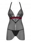 Obsessive Koszulka Rossita babydoll czarna