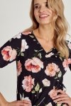 Taro Koszula nocna Peony 3134 czarna