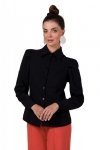 BeWear B277 Zapinana koszula z kołnierzykiem - czarna